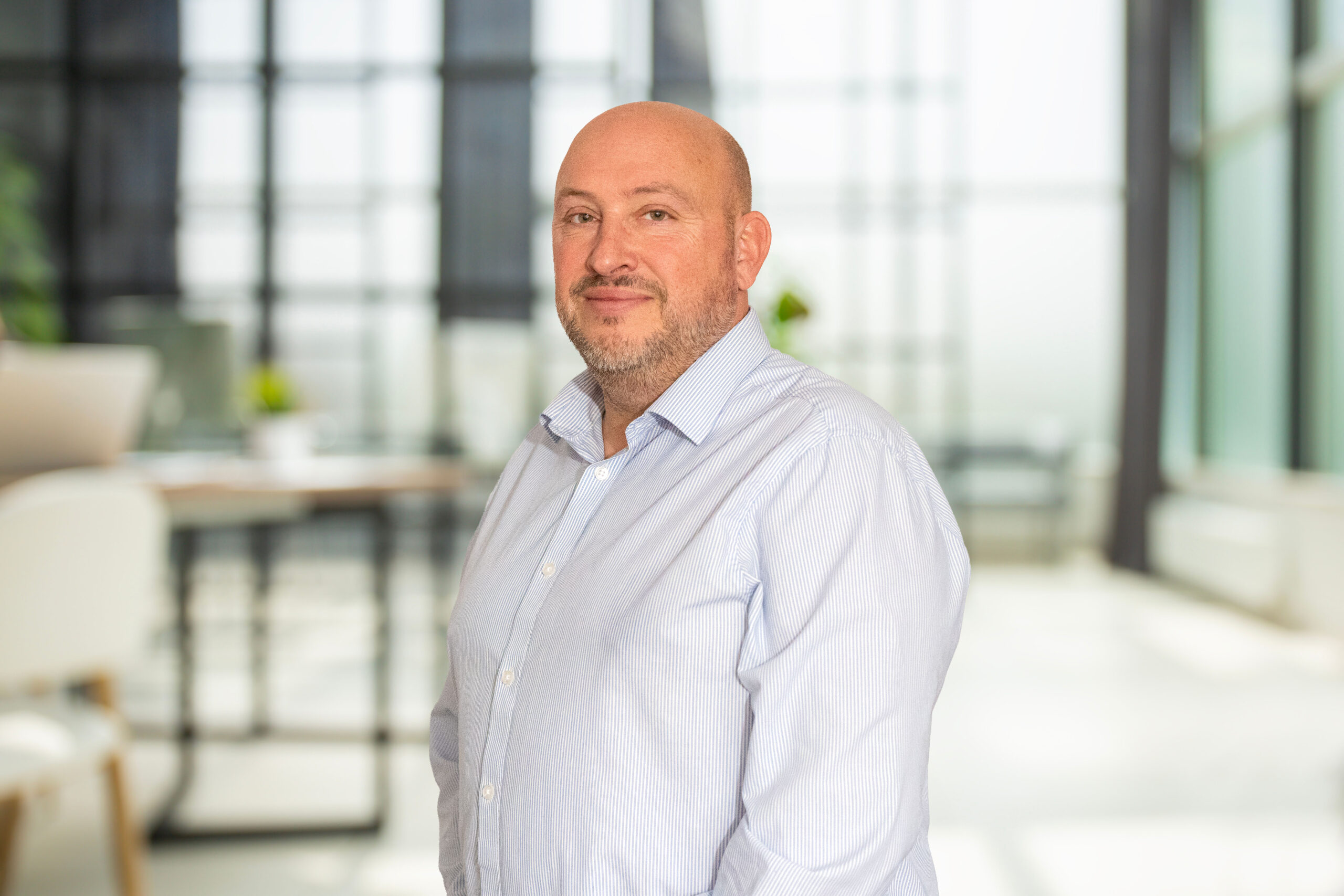 Business office without people with blurred bokeh background