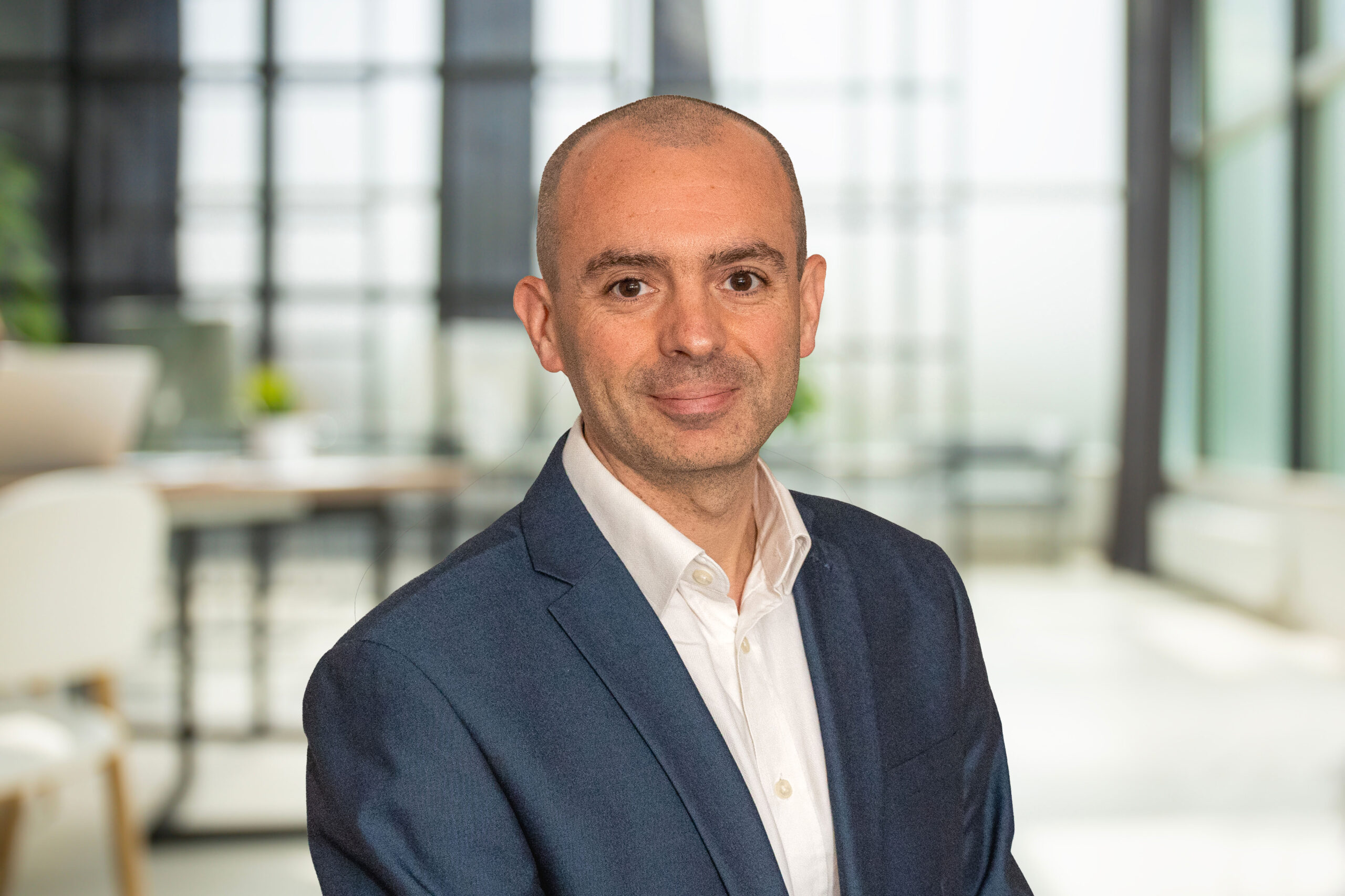 Business office without people with blurred bokeh background