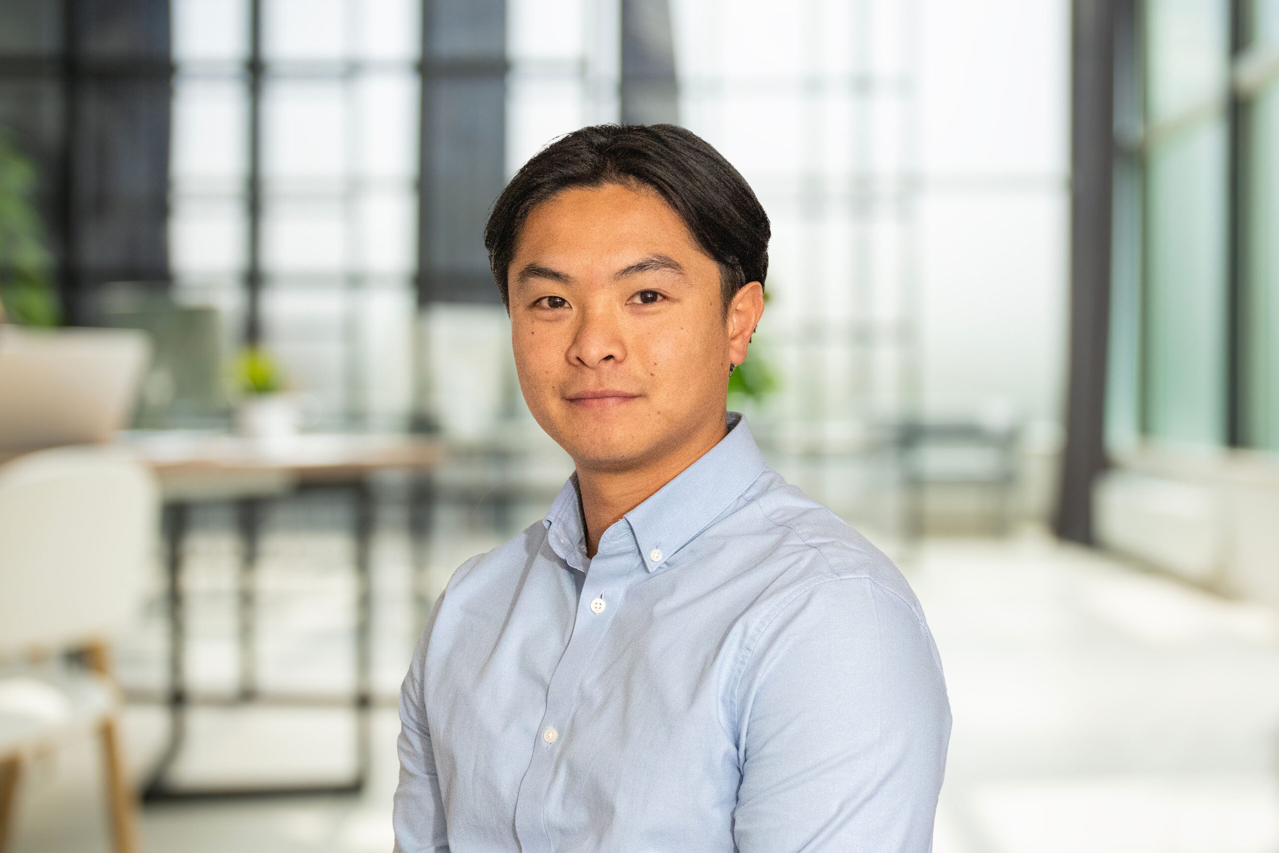 Business office without people with blurred bokeh background