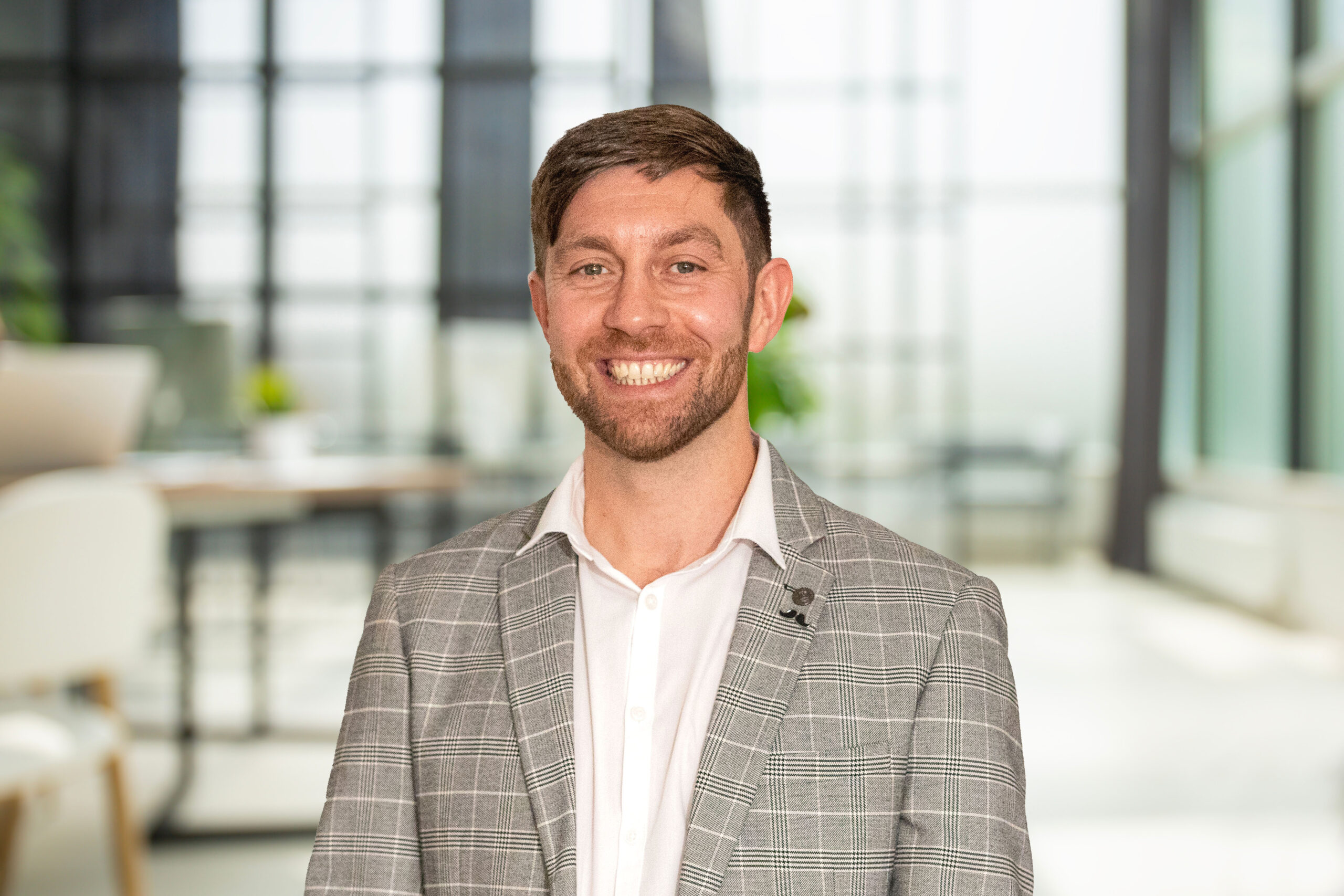 Business office without people with blurred bokeh background