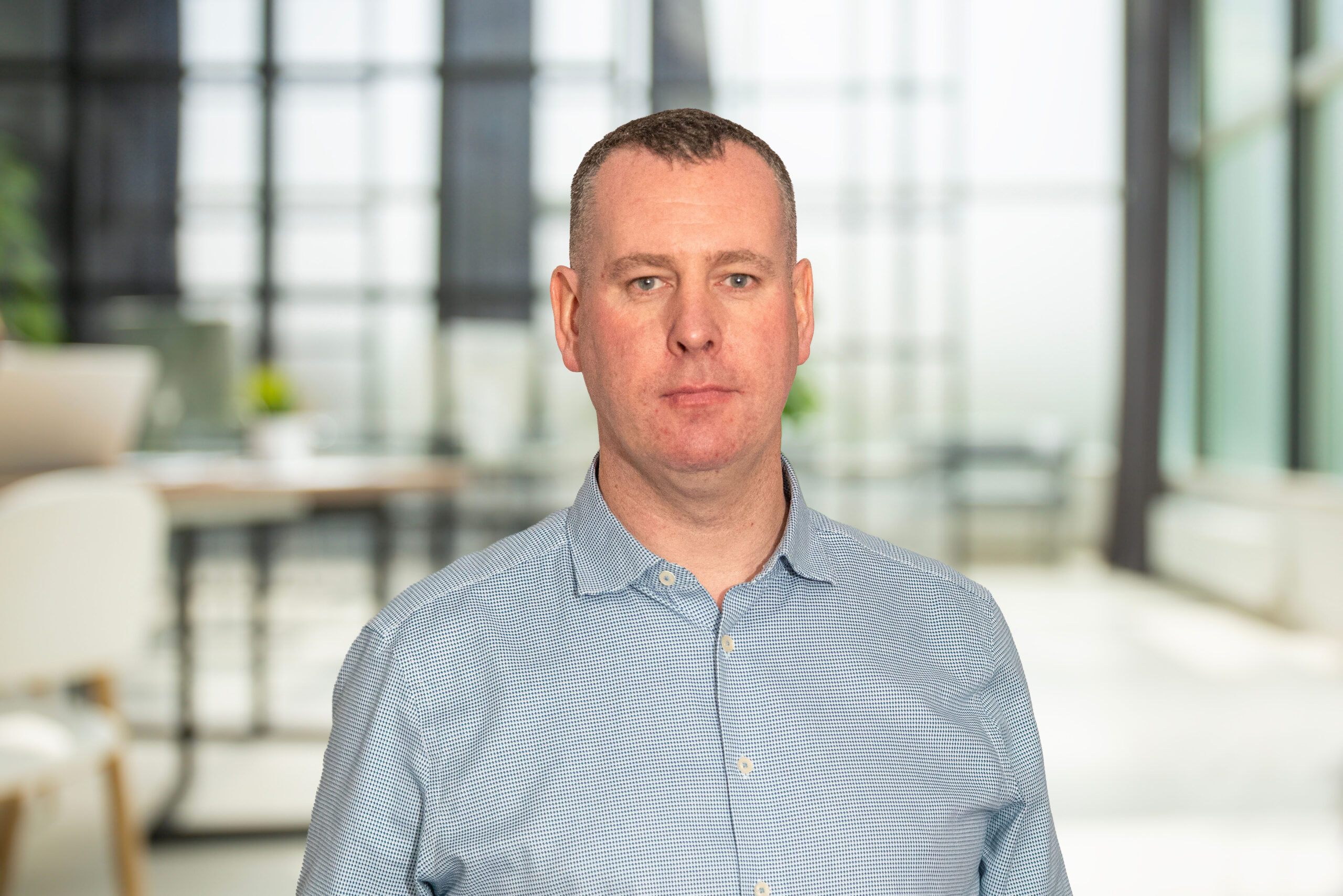 Business office without people with blurred bokeh background