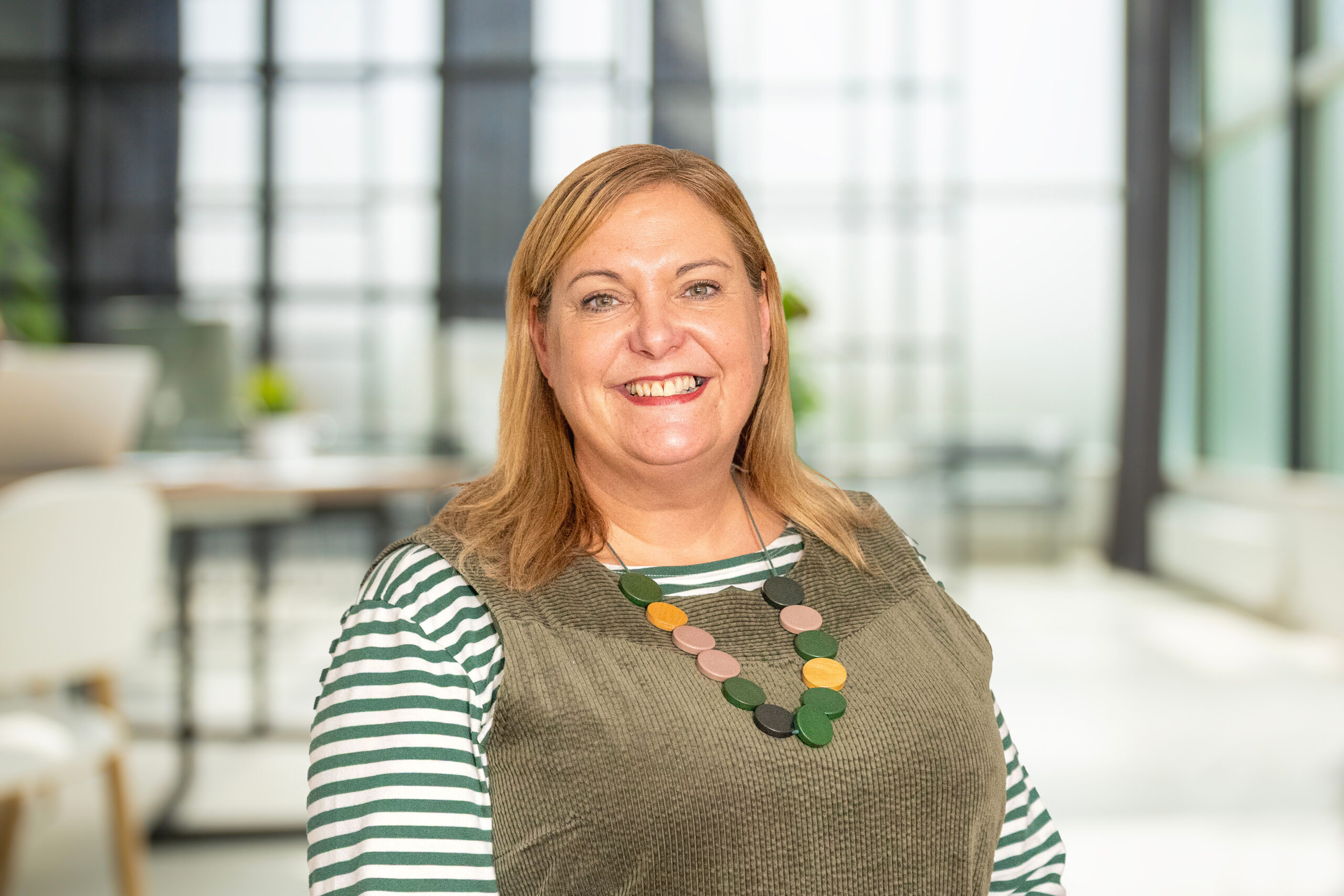 Business office without people with blurred bokeh background