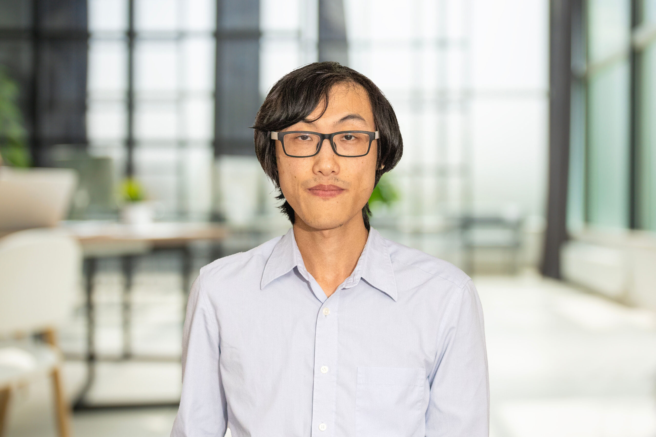 Business office without people with blurred bokeh background