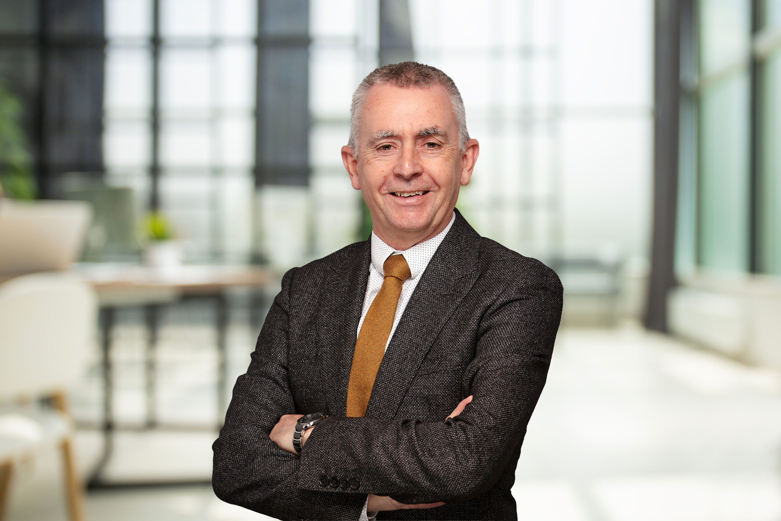 Business office without people with blurred bokeh background