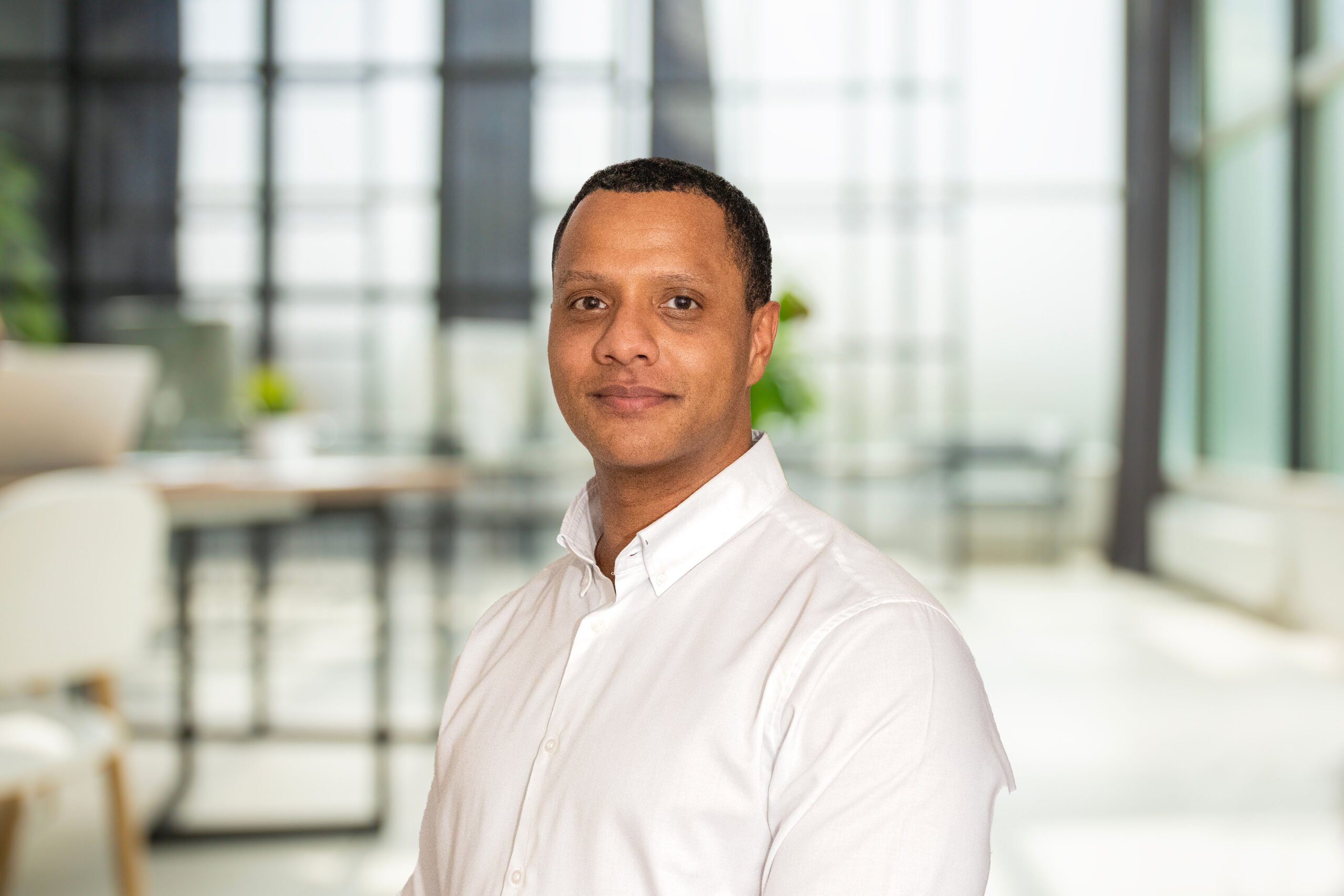 Business office without people with blurred bokeh background